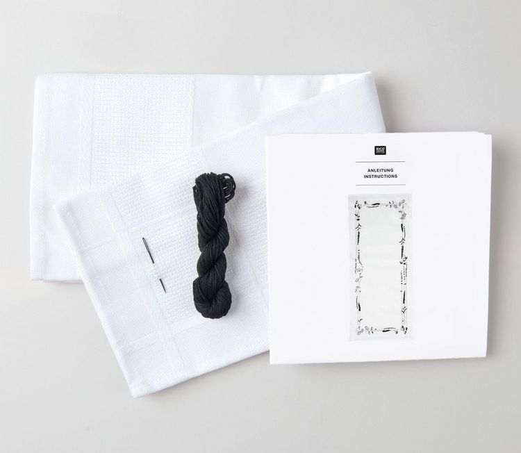Produktbild: Stickpackung Gez&auml;hlter Kreuzstich, Tischl&auml;ufer Gr&auml;ser