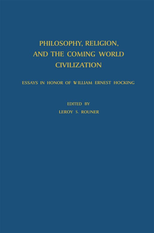 Produktbild: Philosophy, Religion, and the Coming World Civilization