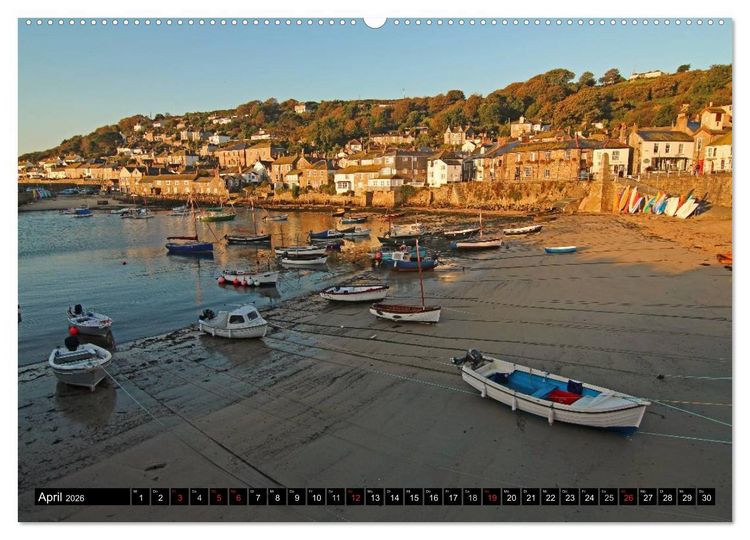Produktbild: Cornwall - Devon Somerset Dorset (Wandkalender 2026 DIN A2 quer), CALVENDO Monatskalender