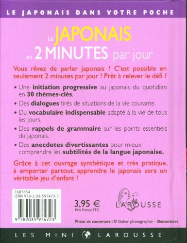Produktbild: Le japonais en 2 minutes par jour
