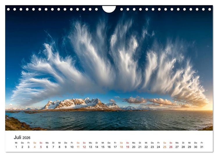 Produktbild: Lofoten - Arktische Tr&auml;ume (Wandkalender 2026 DIN A4 quer), CALVENDO Monatskalender