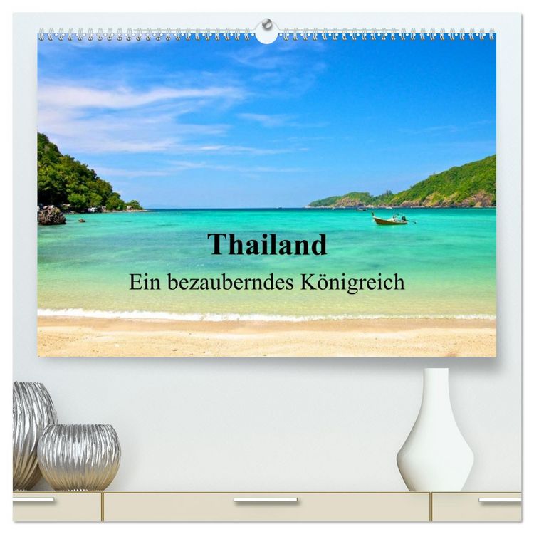 Produktbild: Thailand - Ein bezauberndes K&ouml;nigreich (hochwertiger Premium Wandkalender 2026 DIN A2 quer), Kunstdruck in Hochglanz