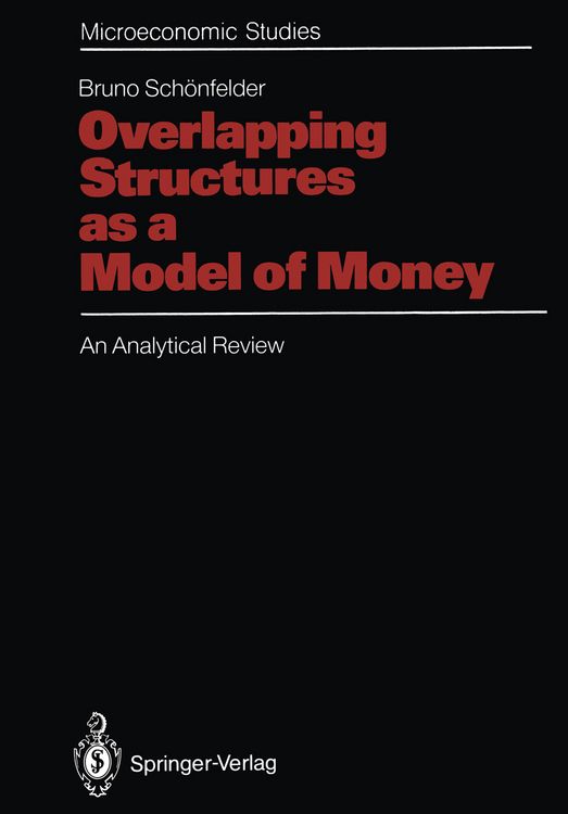 Produktbild: Overlapping Structures as a Model of Money