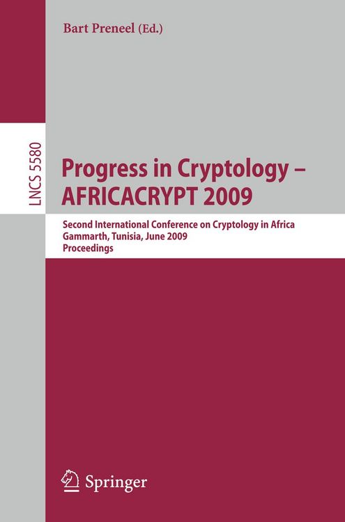 Produktbild: Progress in Cryptology -- AFRICACRYPT 2009