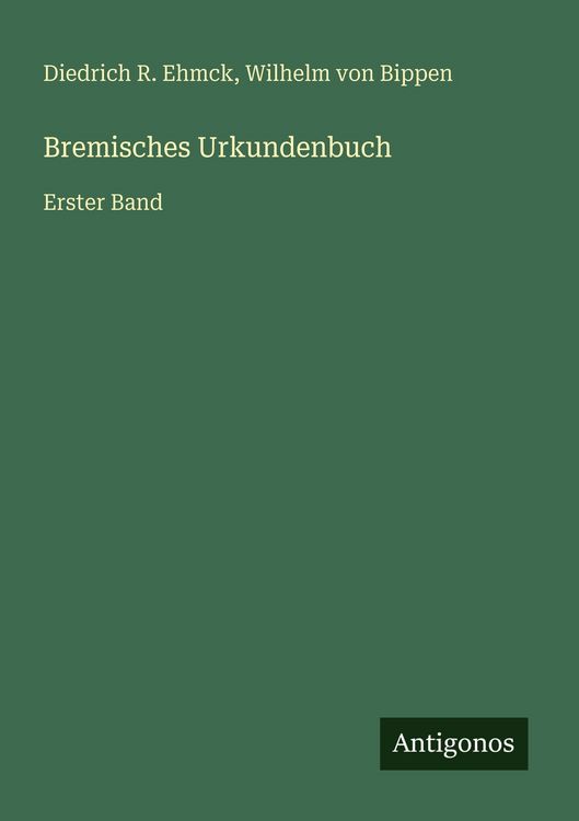 Produktbild: Bremisches Urkundenbuch
