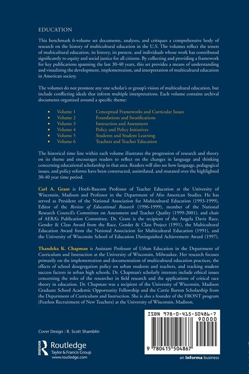 Produktbild: History of Multicultural Education
