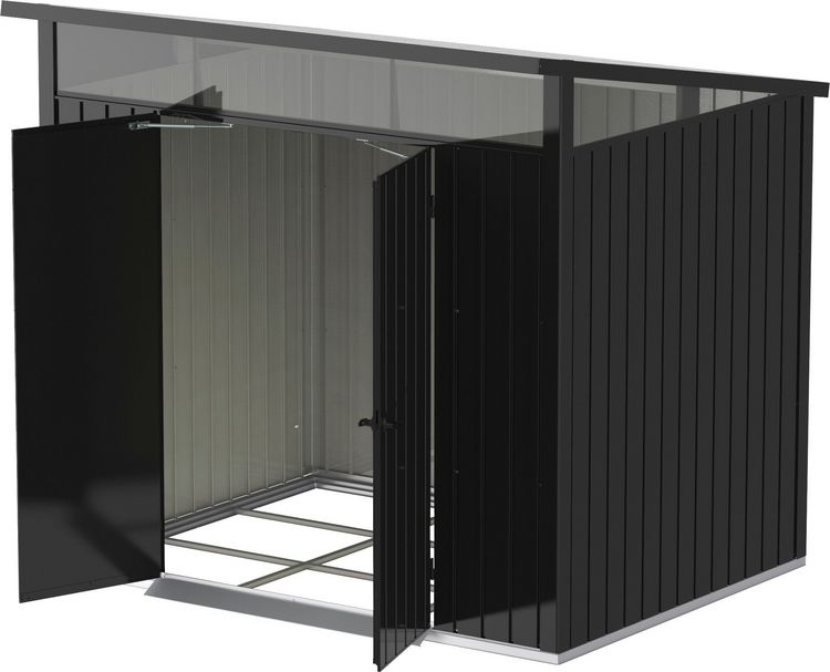 Produktbild: Metall Ger&auml;tehaus 249x231 Gartenhaus Fl&uuml;gelt&uuml;r