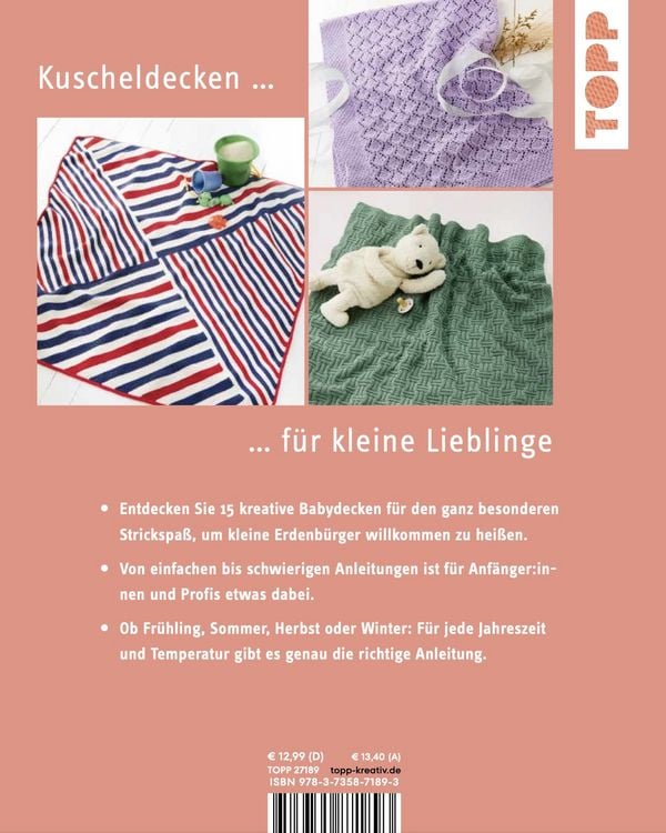 Produktbild: Babydecken stricken (kreativ.kompakt.)