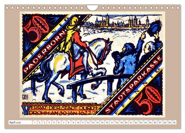 Produktbild: Gru&szlig; aus Paderborn (Wandkalender 2026 DIN A4 quer), CALVENDO Monatskalender