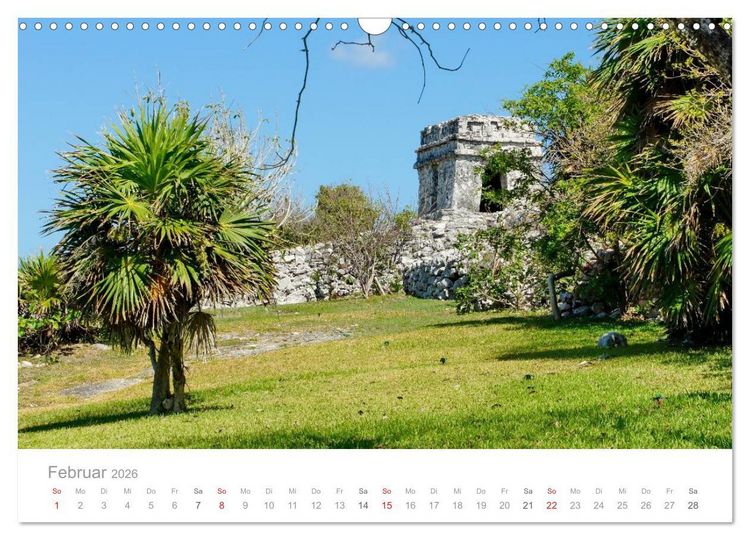 Produktbild: Tulum - Mexico (Wandkalender 2026 DIN A3 quer), CALVENDO Monatskalender