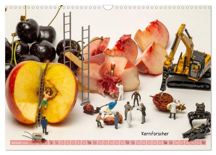 Produktbild: Mandelentz&uuml;ndung ... und andere Mini-Welten (Wandkalender 2026 DIN A3 quer), CALVENDO Monatskalender