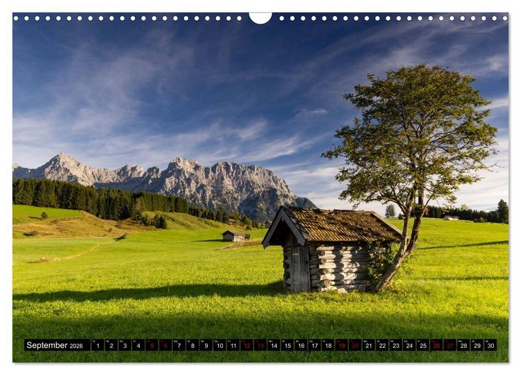 Produktbild: Werdenfelser Land (Wandkalender 2026 DIN A3 quer), CALVENDO Monatskalender