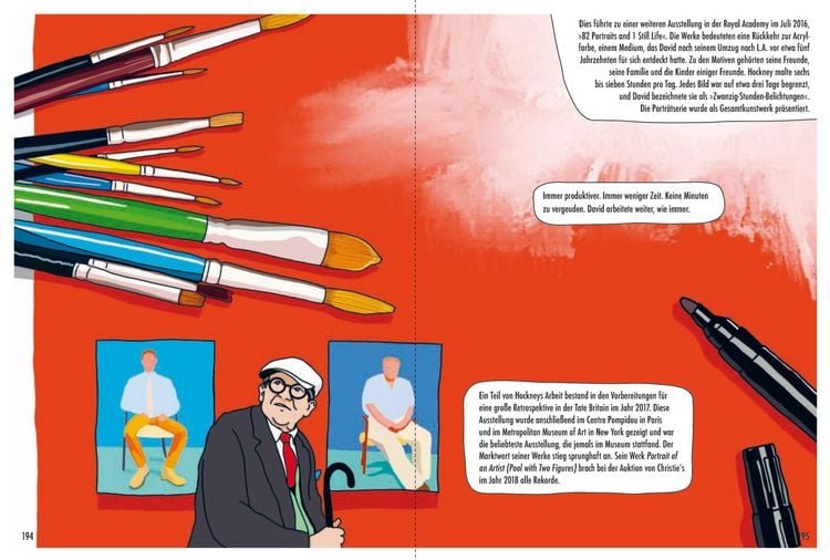 Produktbild: David Hockney - Eine Biografie in Bildern