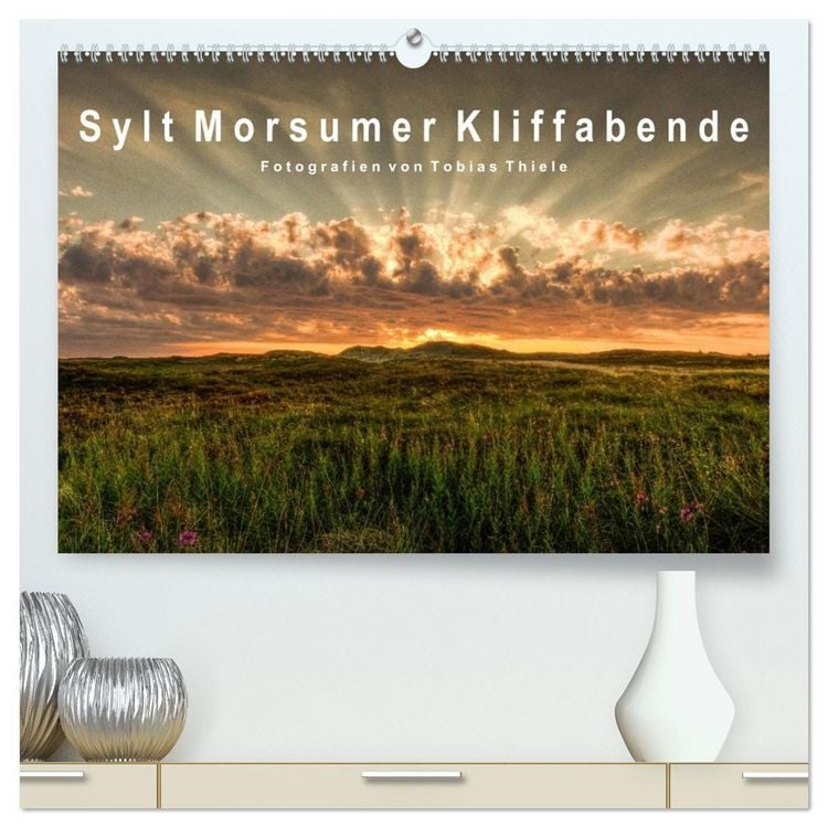 Produktbild: Sylt Morsumer Kliffabende Fotografien von Tobias Thiele (hochwertiger Premium Wandkalender 2026 DIN A2 quer), Kunstdruck in Hochglanz
