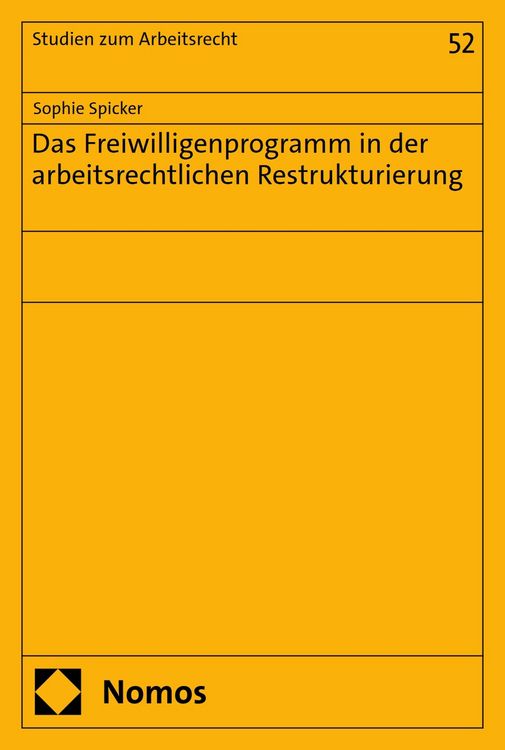 Produktbild: Das Freiwilligenprogramm in der arbeitsrechtlichen Restrukturierung