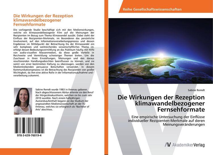 Produktbild: Die Wirkungen der Rezeption klimawandelbezogener Fernsehformate