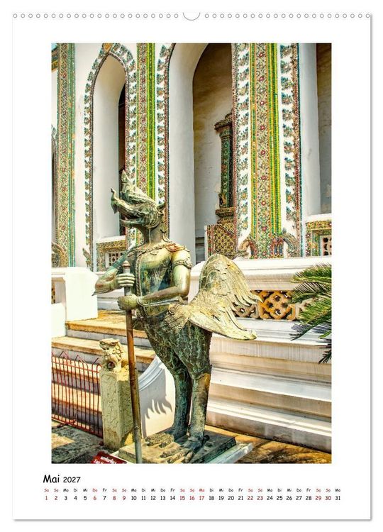 Produktbild: Grand Palace - ber&uuml;hmteste Sehensw&uuml;rdigkeit Bangkoks (Wandkalender 2027 DIN A2 hoch), CALVENDO Monatskalender