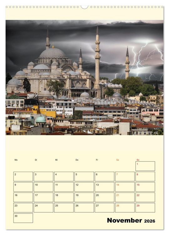 Produktbild: Metropolen im Gewitter (Wandkalender 2026 DIN A2 hoch), CALVENDO Monatskalender