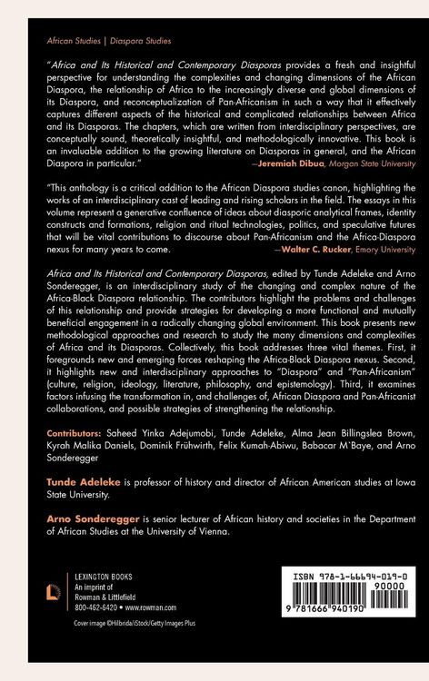 Produktbild: Africa and its Historical and Contemporary Diasporas