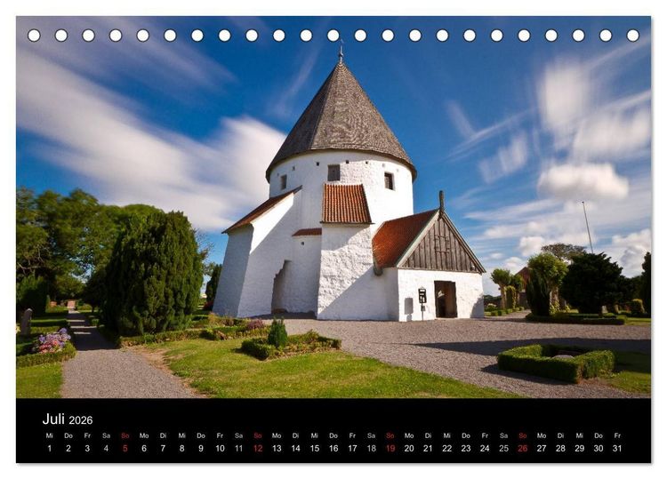 Produktbild: D&auml;nemarks Bornholm 2026 (Tischkalender 2026 DIN A5 quer), CALVENDO Monatskalender