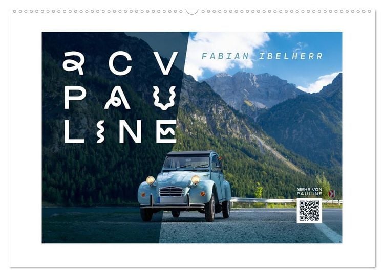 Produktbild: 2CV Pauline (Wandkalender 2027 DIN A2 quer), CALVENDO Monatskalender