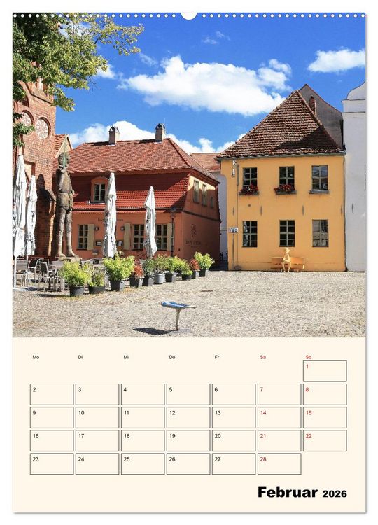 Produktbild: Brandenburg an der Havel - Ein Rundgang (Wandkalender 2026 DIN A2 hoch), CALVENDO Monatskalender