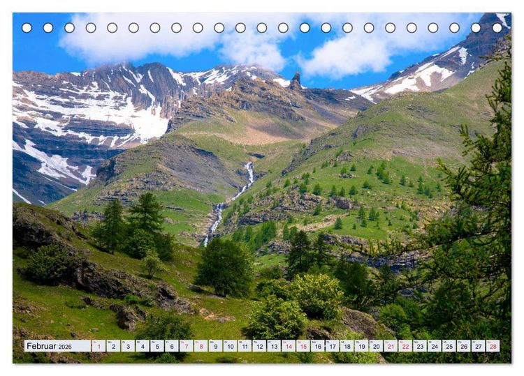 Produktbild: Hautes Alpes de Provence (Tischkalender 2026 DIN A5 quer), CALVENDO Monatskalender