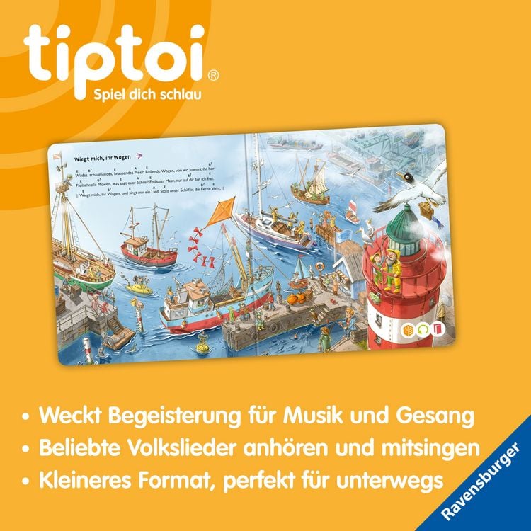Produktbild: tiptoi&reg; Liederb&uuml;cher - Meine sch&ouml;nsten Lieder f&uuml;r unterwegs