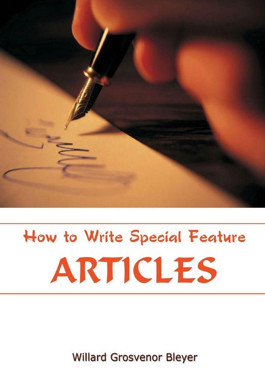 Produktbild: How To Write Special Feature Articles
