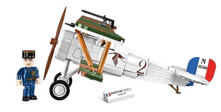 Produktbild: COBI Historical Collection 2997 - Nieuport 17 C.1, Bausatz 1:32, 277 Klemmbausteine