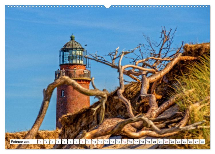 Produktbild: Prerow auf dem Dar&szlig; - Sehnsuchtsort an der Ostsee (hochwertiger Premium Wandkalender 2026 DIN A2 quer), Kunstdruck in Hochglanz