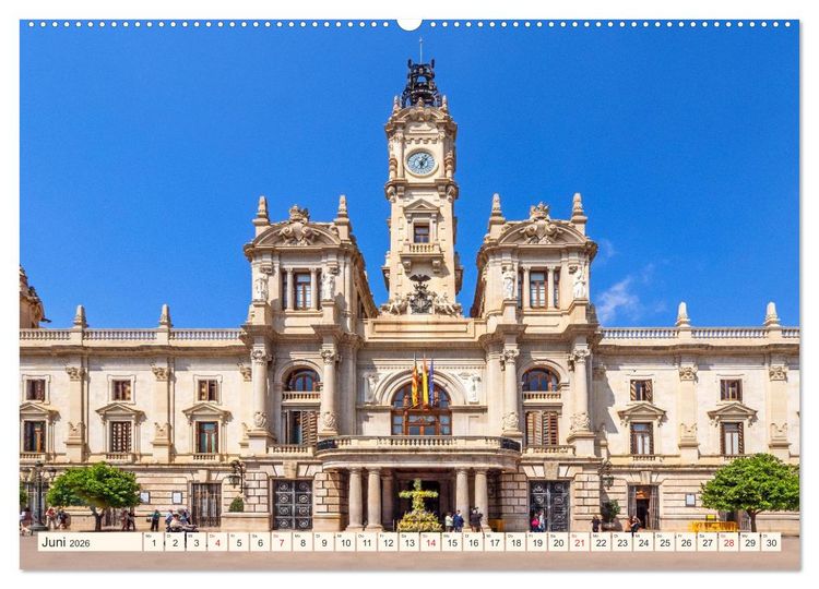 Produktbild: Zauberhaftes Valencia (hochwertiger Premium Wandkalender 2026 DIN A2 quer), Kunstdruck in Hochglanz