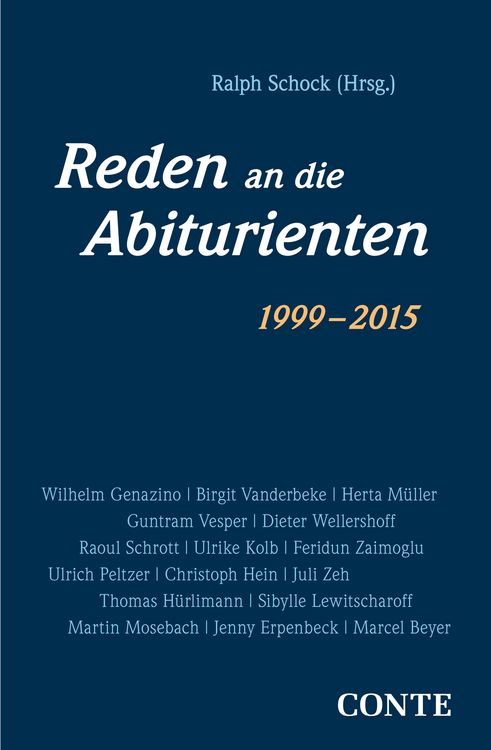 Produktbild: Reden an die Abiturienten (1999-2015)