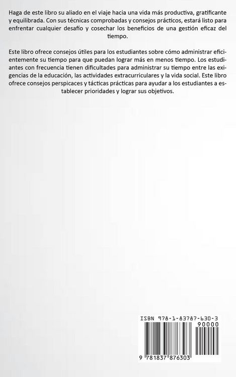 Produktbild: Gesti&oacute;n Del Tiempo