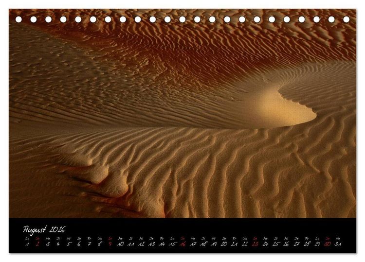 Produktbild: Faszination W&uuml;ste (Tischkalender 2026 DIN A5 quer), CALVENDO Monatskalender