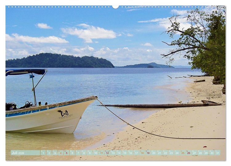 Produktbild: Raja Ampat - Impressionen (Wandkalender 2026 DIN A2 quer), CALVENDO Monatskalender