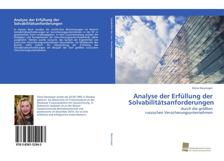 Produktbild: Analyse der Erf&uuml;llung der Solvabilit&auml;tsanforderungen
