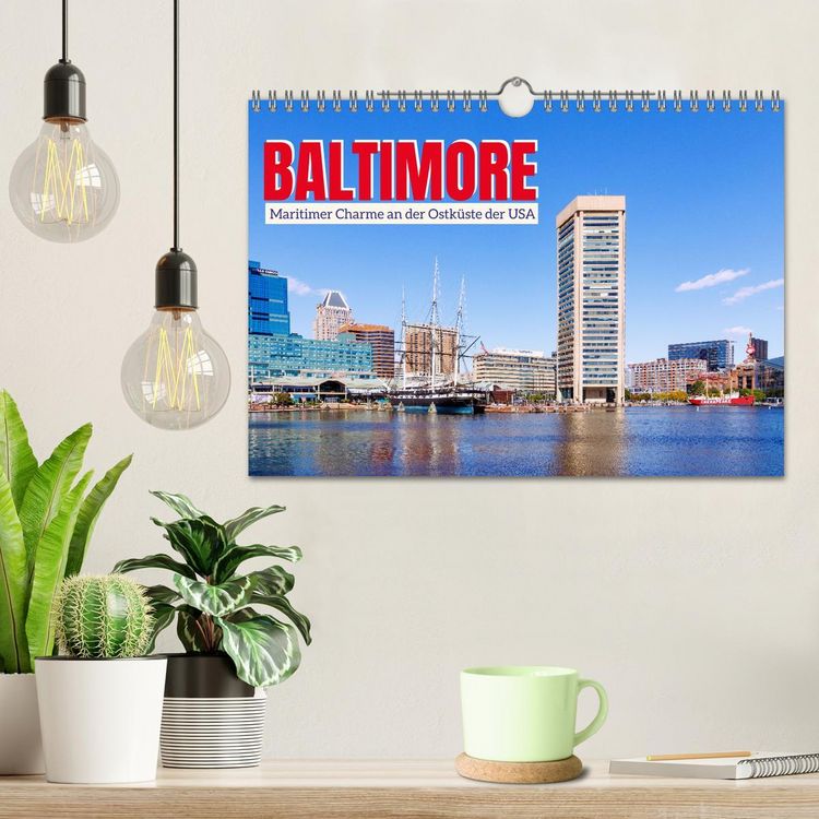 Produktbild: Baltimore. Maritimer Charme an der Ostk&uuml;ste der USA (Wandkalender 2026 DIN A4 quer), CALVENDO Monatskalender