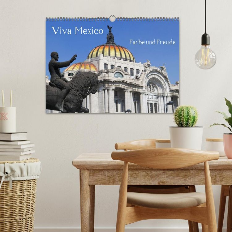Produktbild: Viva Mexiko - Farben und Freude (Wandkalender 2026 DIN A3 quer), CALVENDO Monatskalender
