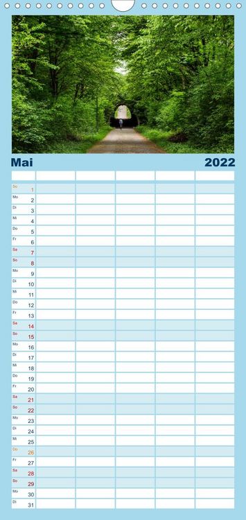 Produktbild: Familienplaner Unterhaching (Wandkalender 2022 , 21 cm x 45 cm, hoch)