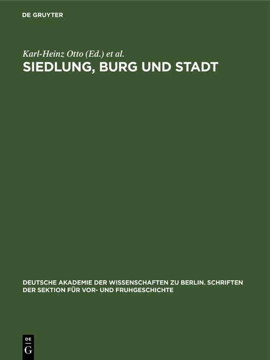Produktbild: Siedlung, Burg und Stadt