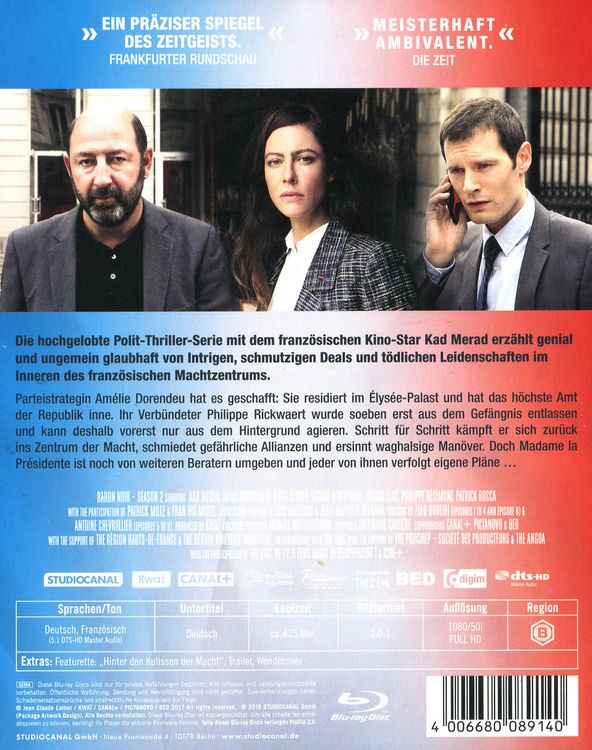 Produktbild: Baron Noir / 2. Staffel [2 BRs]