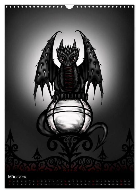 Produktbild: Drachen (Wandkalender 2026 DIN A3 hoch), CALVENDO Monatskalender