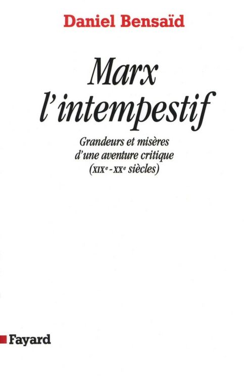 Produktbild: Marx l'intempestif