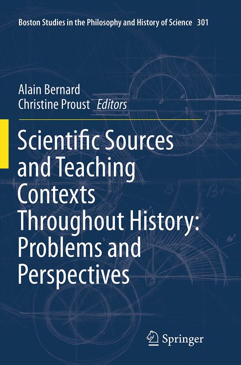 Produktbild: Scientific Sources and Teaching Contexts Throughout History: Problems and Perspectives