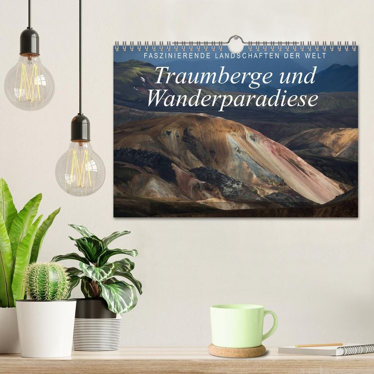 Produktbild: Faszinierende Landschaften der Welt: Traumberge und Wanderparadiese (Wandkalender 2026 DIN A4 quer), CALVENDO Monatskalender