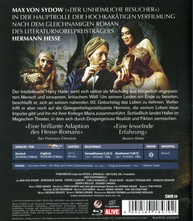 Produktbild: Der Steppenwolf (Filmjuwelen)