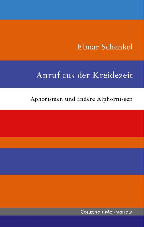 Bild vom Artikel Anruf aus der Kreidezeit vom Autor Elmar Schenkel