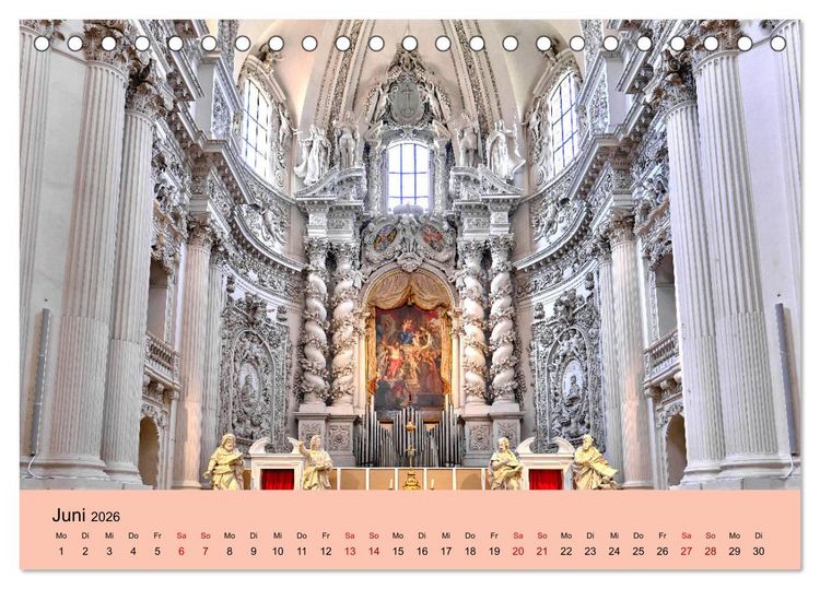 Produktbild: M&uuml;nchen - Unterwegs in der bayrischen Landeshauptstadt (Tischkalender 2026 DIN A5 quer), CALVENDO Monatskalender