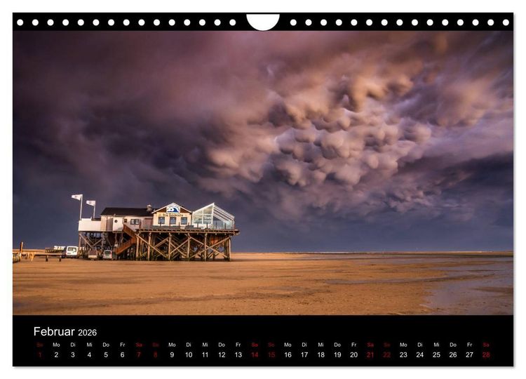 Produktbild: Naturwunder Norddeutschlands (Wandkalender 2026 DIN A4 quer), CALVENDO Monatskalender